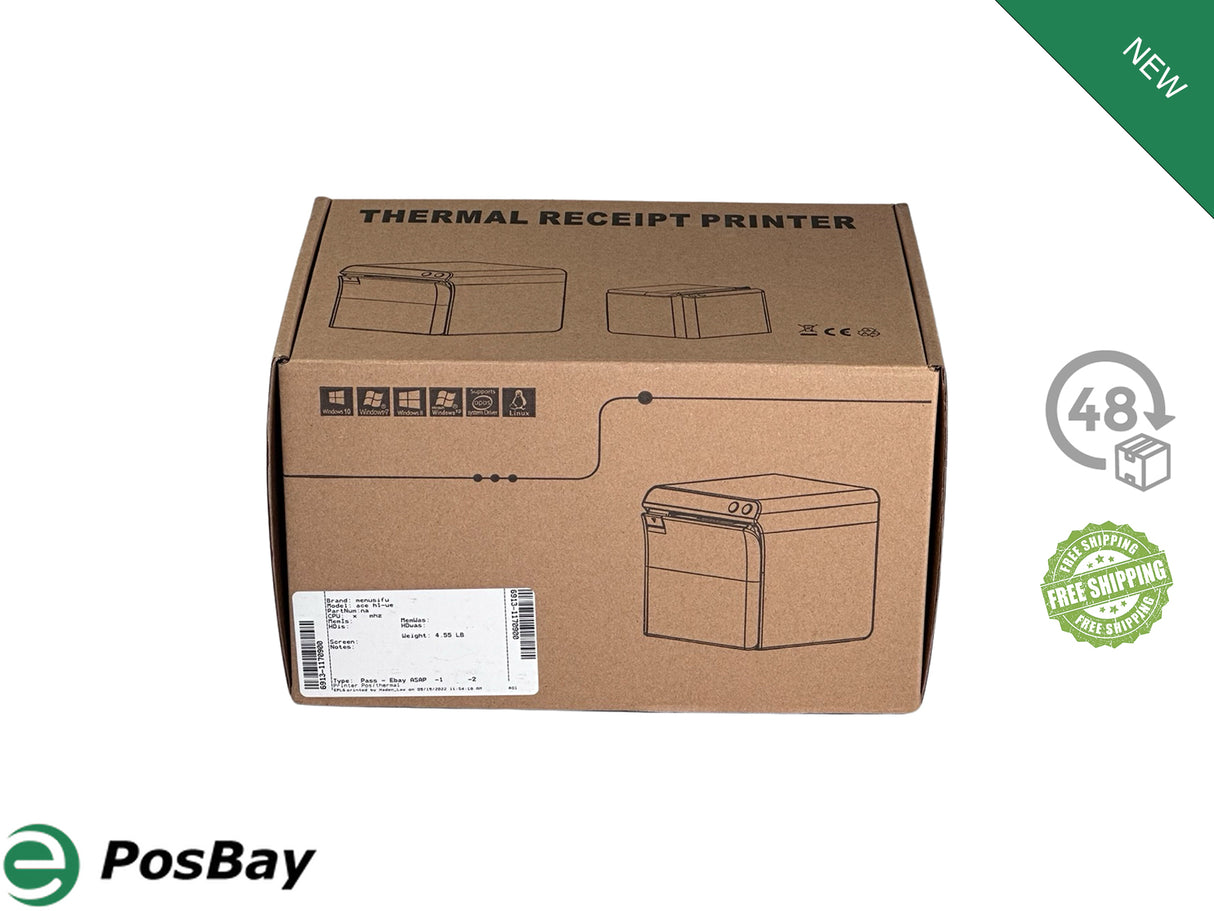 ACE H1 80mm Thermal Receipt Printer (New Open Box)