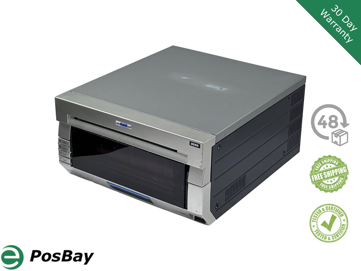 DNP DS40 Dye Sub Pro Color Photo Printer, Refurbished with 4x6" Print Pack
