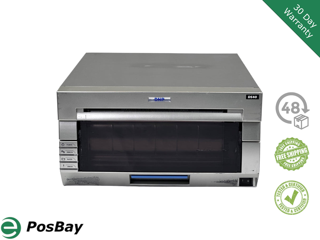 DNP DS40 Dye Sub Pro Color Photo Printer, Refurbished with 4x6" Print Pack